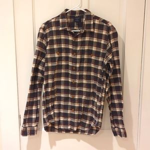EUC Mens Flannel Button Up - JCrew